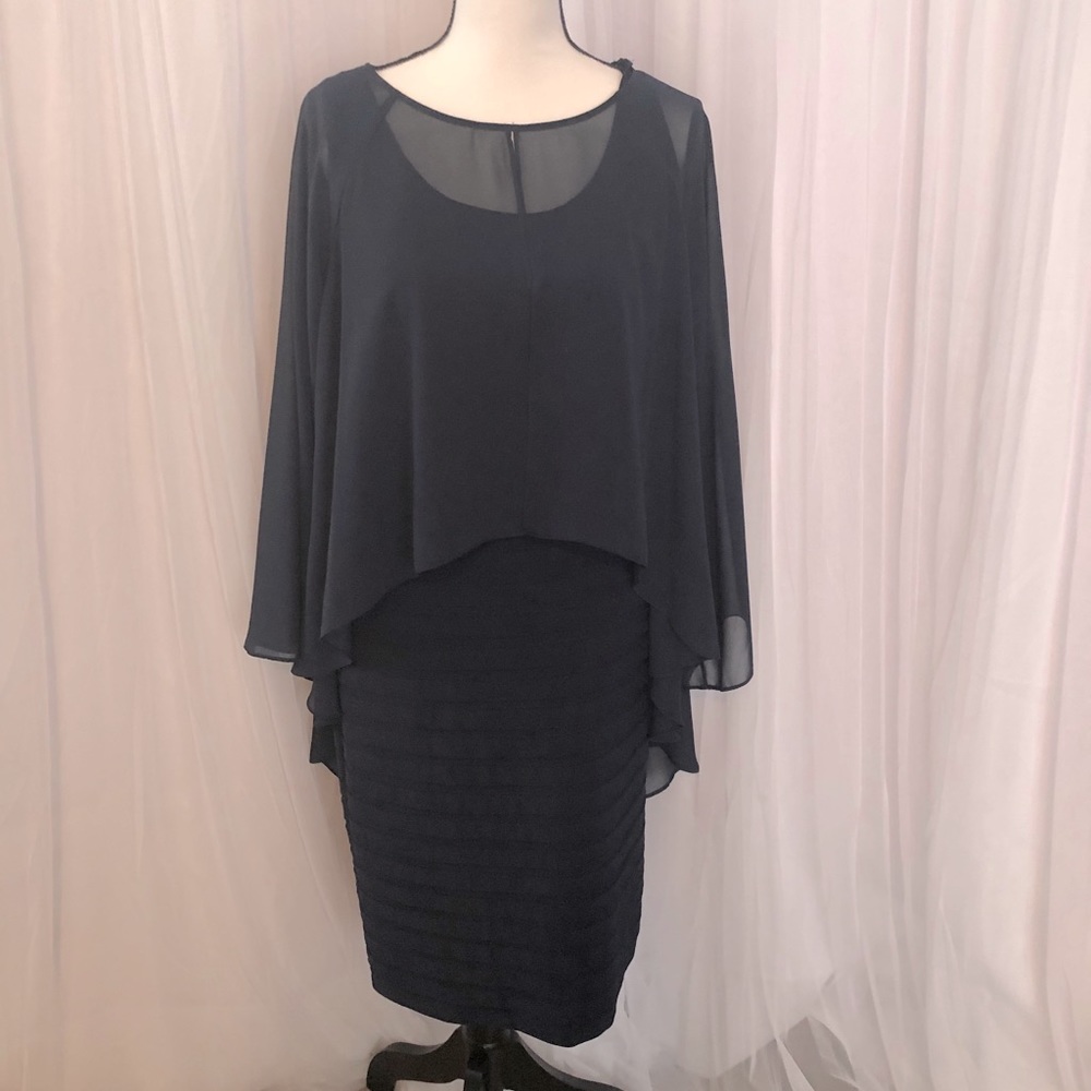 NWT! Adrianna Papell Navy Dress